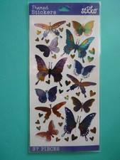 Sticko FOIL BUTTERFLIES Stickers Sealed Package EK Success