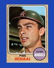 1968 Topps Set-Break #474 Paul Schaal NR-MINT *GMCARDS*