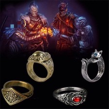 Ring of Favor Game Dark Souls   Havel Silvercat Cosplay Ring Props Alloy