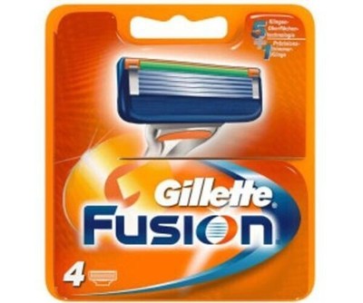 4 x Original Gillette Fusion Rasierklingen für Proglide Power nutzbar ohne OVP!!