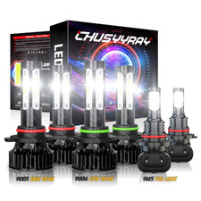 For Toyota Corolla 2009 2010 2011 2012 2013 6x Led Headlight Hilofog Light Kit