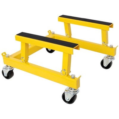 Engineering Motorcycle Engine Shop Cradle Dolly, Frame Racks 1500lbs Yellow