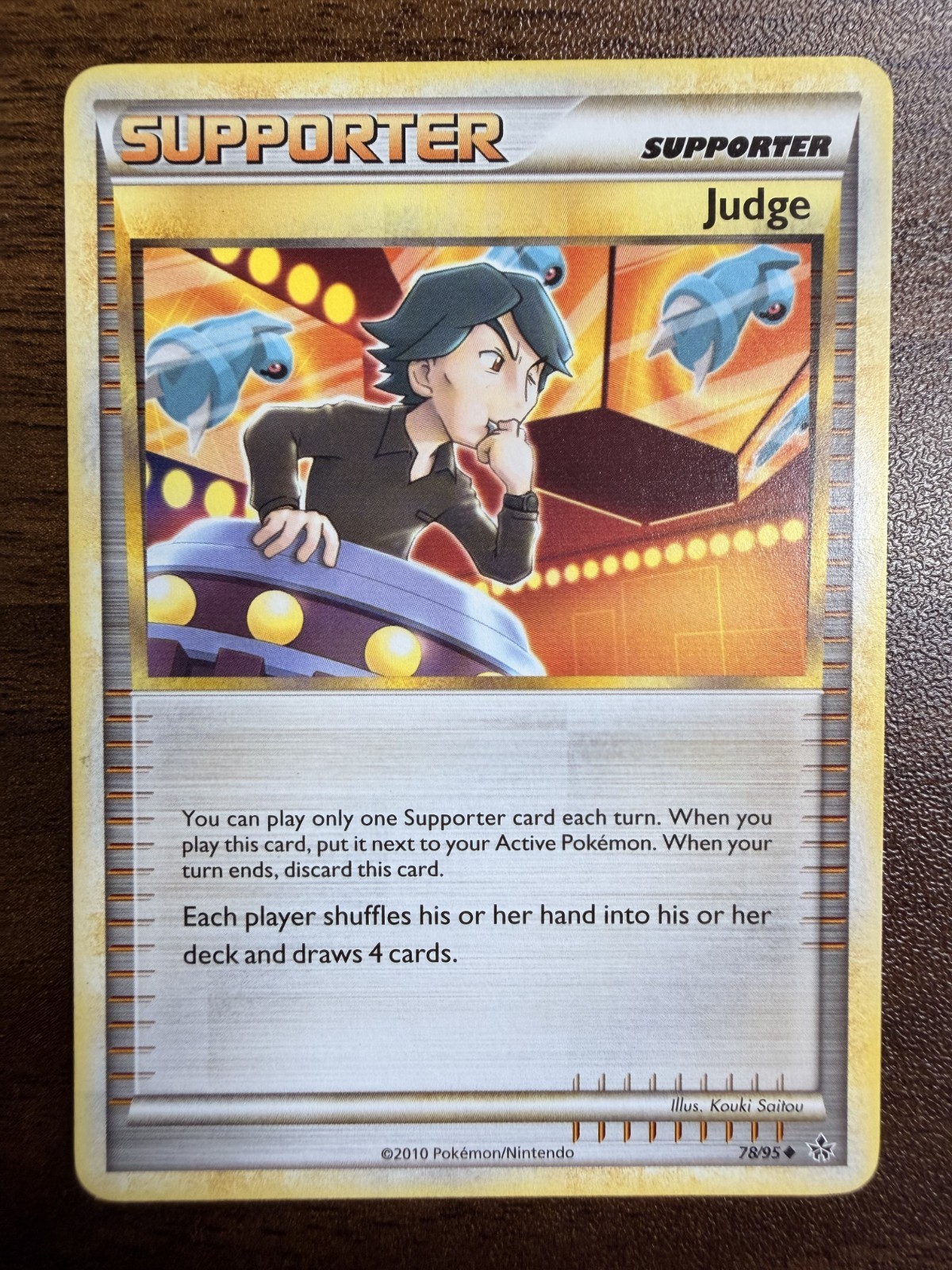 POKEMON CARD 2010 UNLEASHED JUDGE 78/95