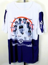 New York Yankees Legendary Yankees Captains T Shirt Size XL Ruth Jeter Mattingly