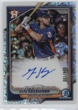 2024 Bowman Chrome Rookie Mini-Diamond Refractor 4/100 Grae Kessinger Auto 1e0w