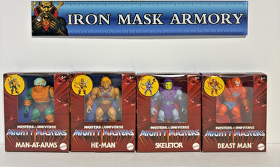 MOTU Mighty Masters Of The Universe He-Man Mini 3  Action Figure COMPLETE SET 4