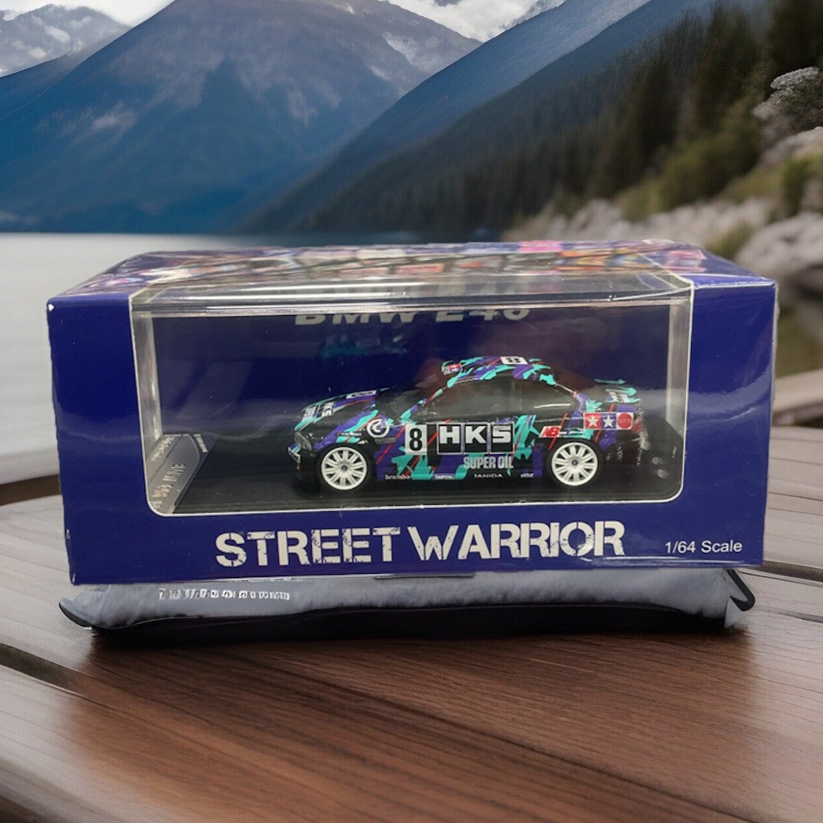 ミニカー STREET WARRIOR BMW E46 Street Warrior BMW E46 M3 Diecast HKS Livery Limited Edition
