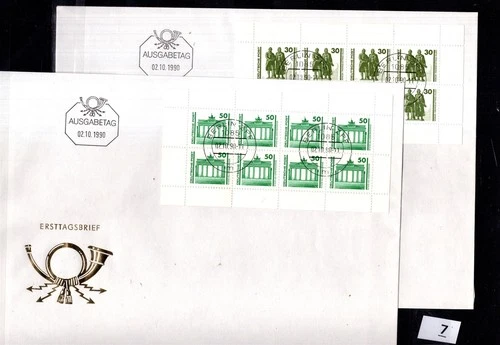 / GERMANY 1998 - 2 FDC - DEFINITIVES - ARCHITECTURE - ART