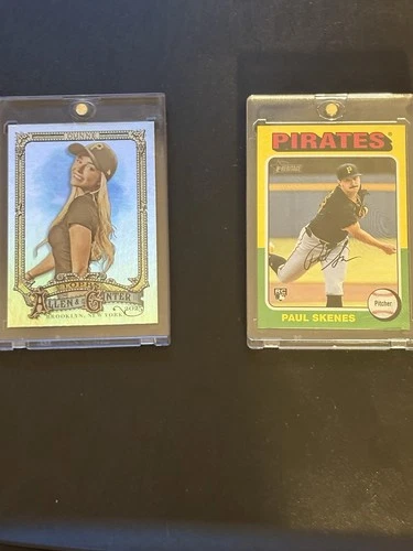 Topps Allen & Ginter Livvy Dunne & Heritage Paul Skenes Rookie Auto Card 2025