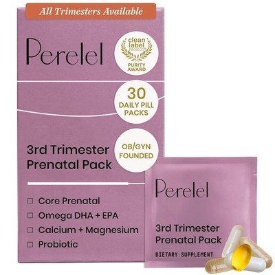 3. Trimester Pränatale Vitamine Multivitamin mit Omega 3 probiotischer Ergänzung