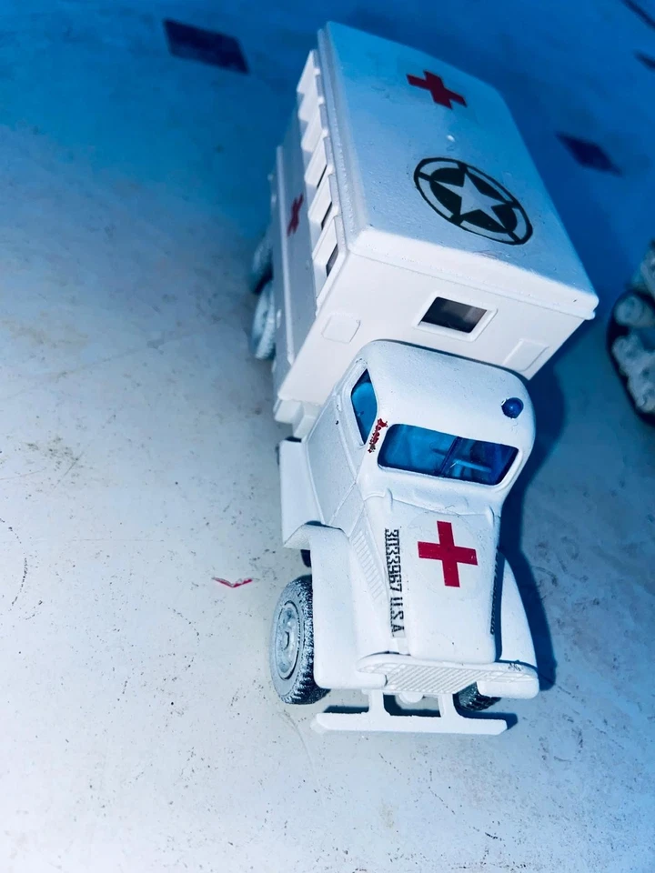 SOLIDO militaire Camion GMC CCKW 353 Ambulance Ardennes 1944 - Photo 2/4