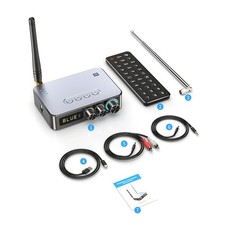 3.5mm AUX NFC to 2 RCA Bluetooth 5.1 Digital Audio Adapter Transmitter Receiver