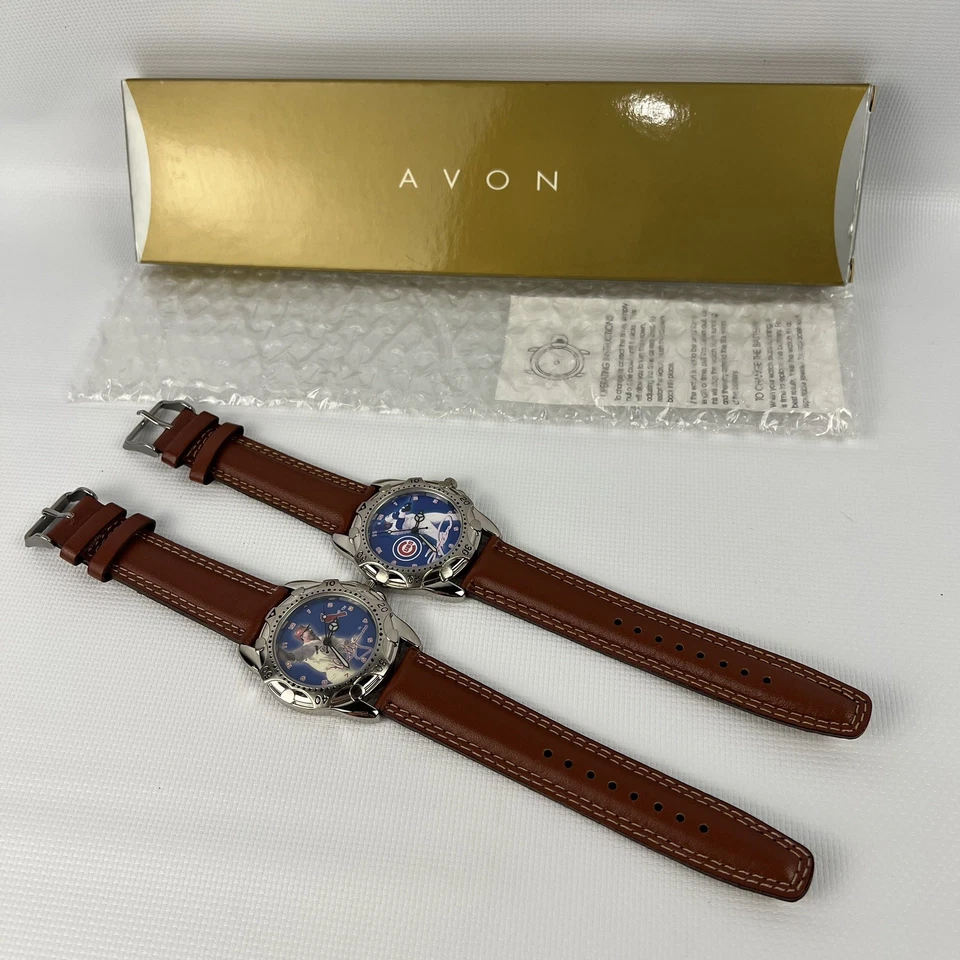Lote de 2 relojes de pulsera AVON Home Run Hero vintage NOS. Sammy Sosa & Mark McGwire Foto 2 de 4