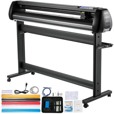 VEVOR Vinyl Cutter Machine Cutting Plotter 53in SignMaster Decal Maker Bundle