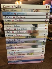 24 Heartsong & Springflower Series PB Book Lot Romance YA Teen 80s Girls' Names