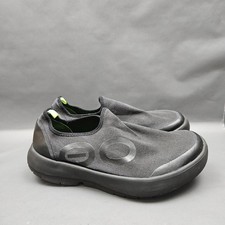 Oofos OOmg Eezee Shoes Mens 10 Black Slip On Comfort Recovery Cushioned Walking