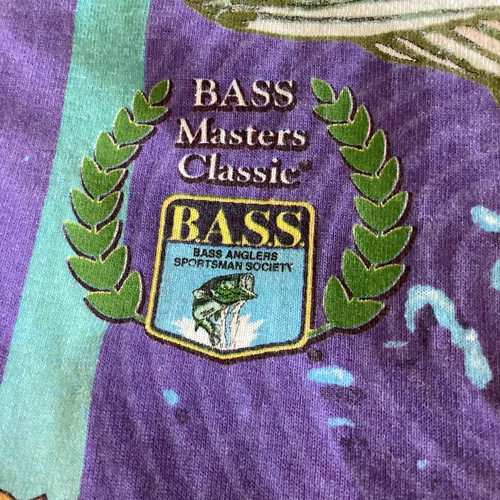 Bass Masters Classic T Shirt Sz L White W/Graphic 94 Classic NC Greensboro READ - Picture 19 of 19