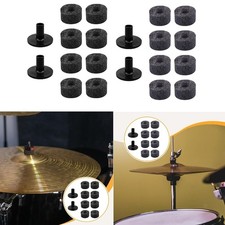 10x Cymbal Accessories Cymbal Sleeves Lightweight Easy Installation Cymbal Felts
