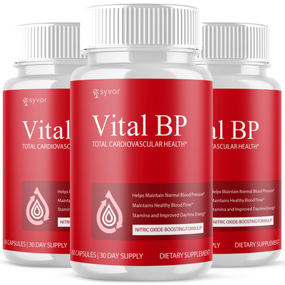 #ad 3 Pack Vital BP Advanced Blood Support Vitamin Formula VitalBP 180 Capsules $39.95