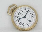 ANTIQUE 16S WALTHAM GRADE 610 GOLD FILL POCKET WATCH, MONTGOMERY DIAL, RUNNING!