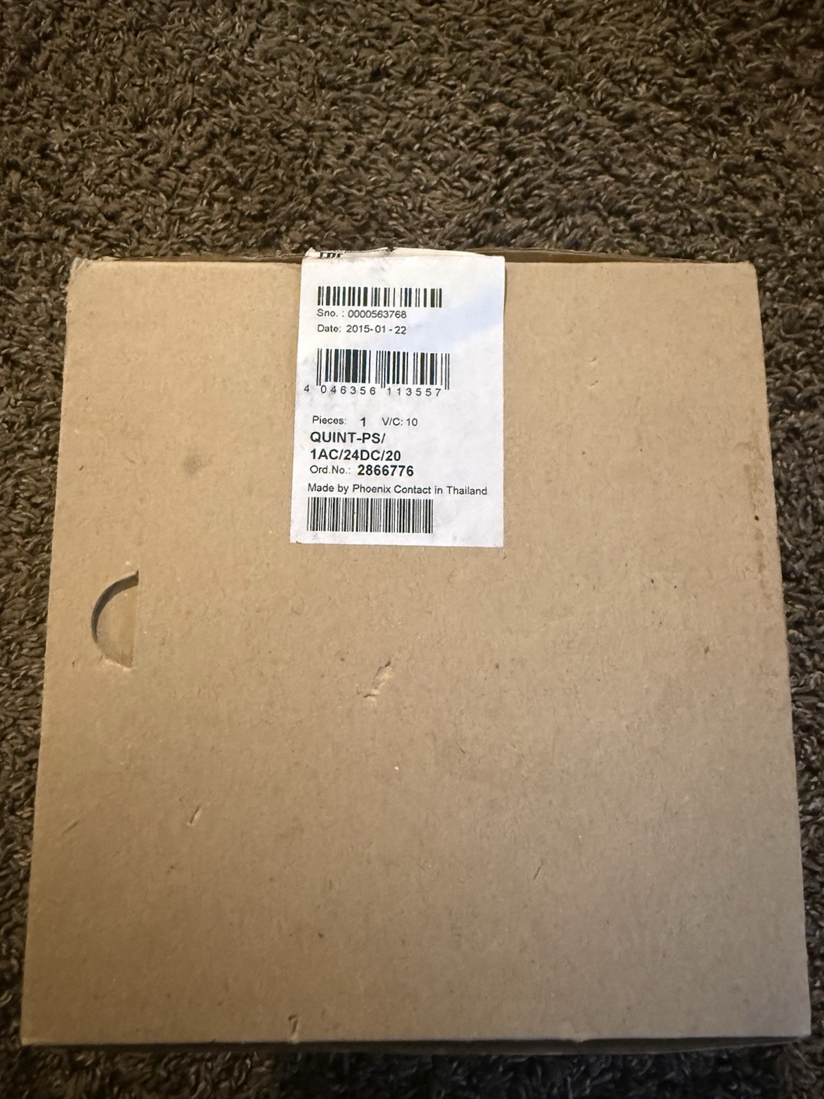 Phoenix Contact QUINT-PS/1AC/24DC/20 Power Supply Unit