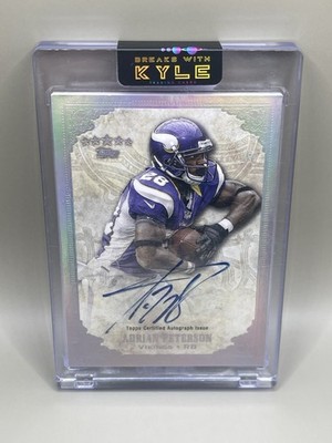 2012 Topps Five Star - Adrian Peterson On Card Autograph /15 #FSS-AP - MVP Year