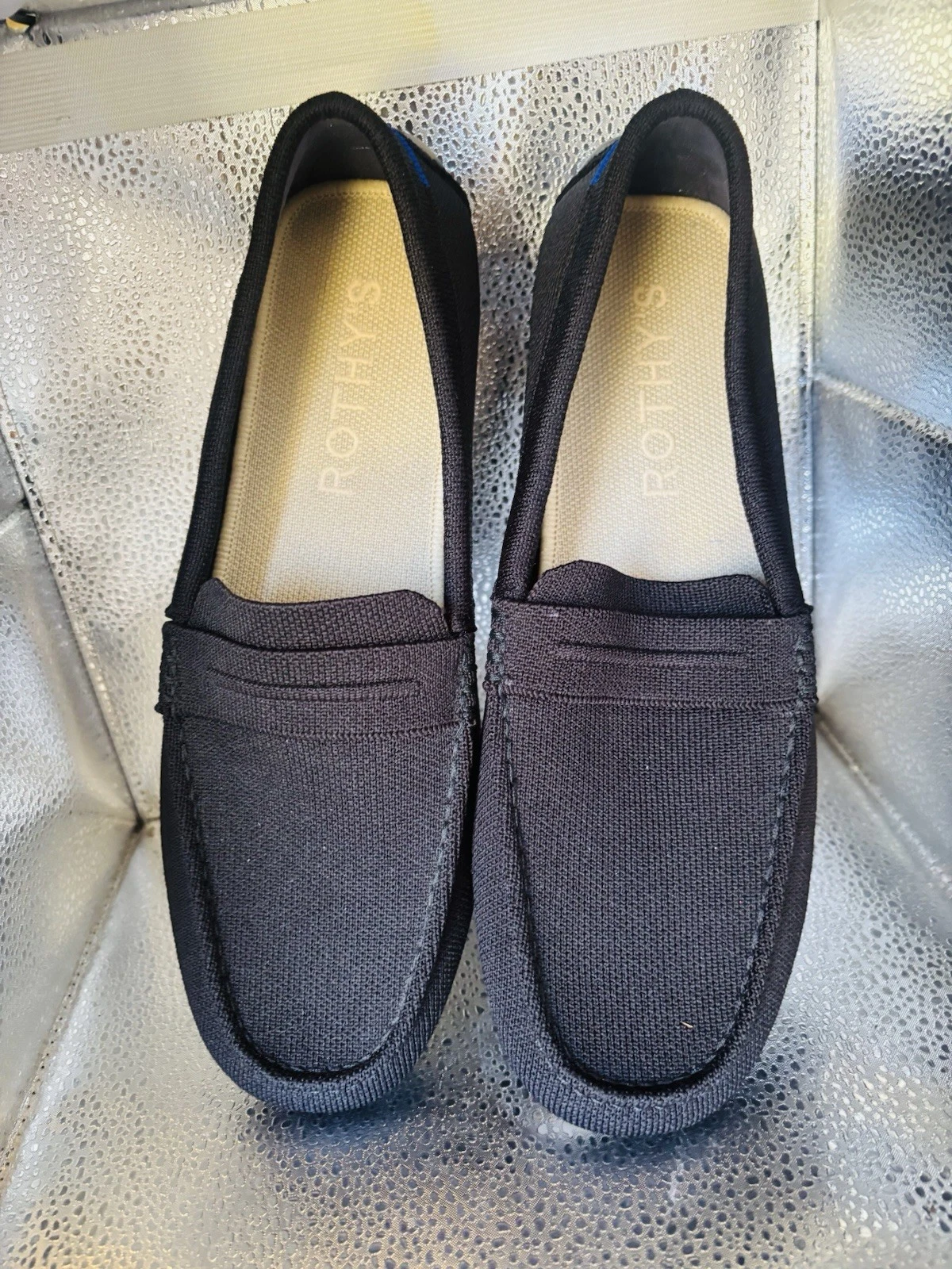 Rothy’s Women’s size 11 W Black Driver Slip On Loafer Shoes
