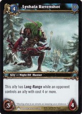 Moderate Play WoW TCG Lyshala Ravenshot Wrathgate World of Warcraft