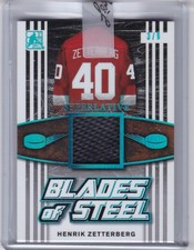 2017 Leaf Superlative Hockey NHL Blades of Steel Henrik Zetterberg 3/9