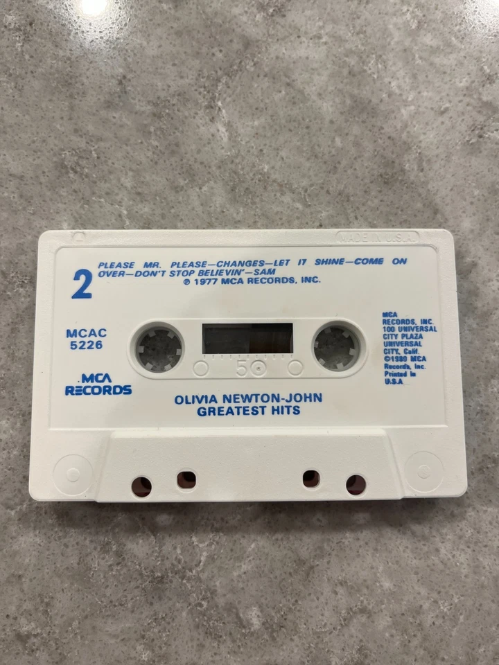 Olivia Newton John - Greatest Hits - Cassette Tape Foto 3 de 3