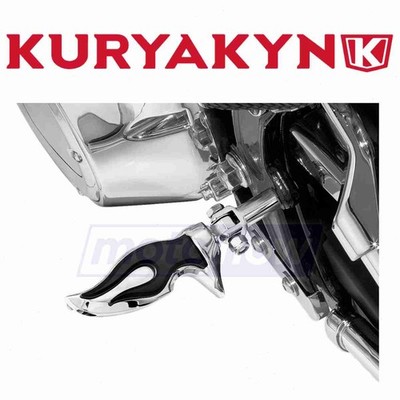 Kuryakyn Flamin Footpegs for 2001-2006 Harley Davidson FXSTSI Springer uv
