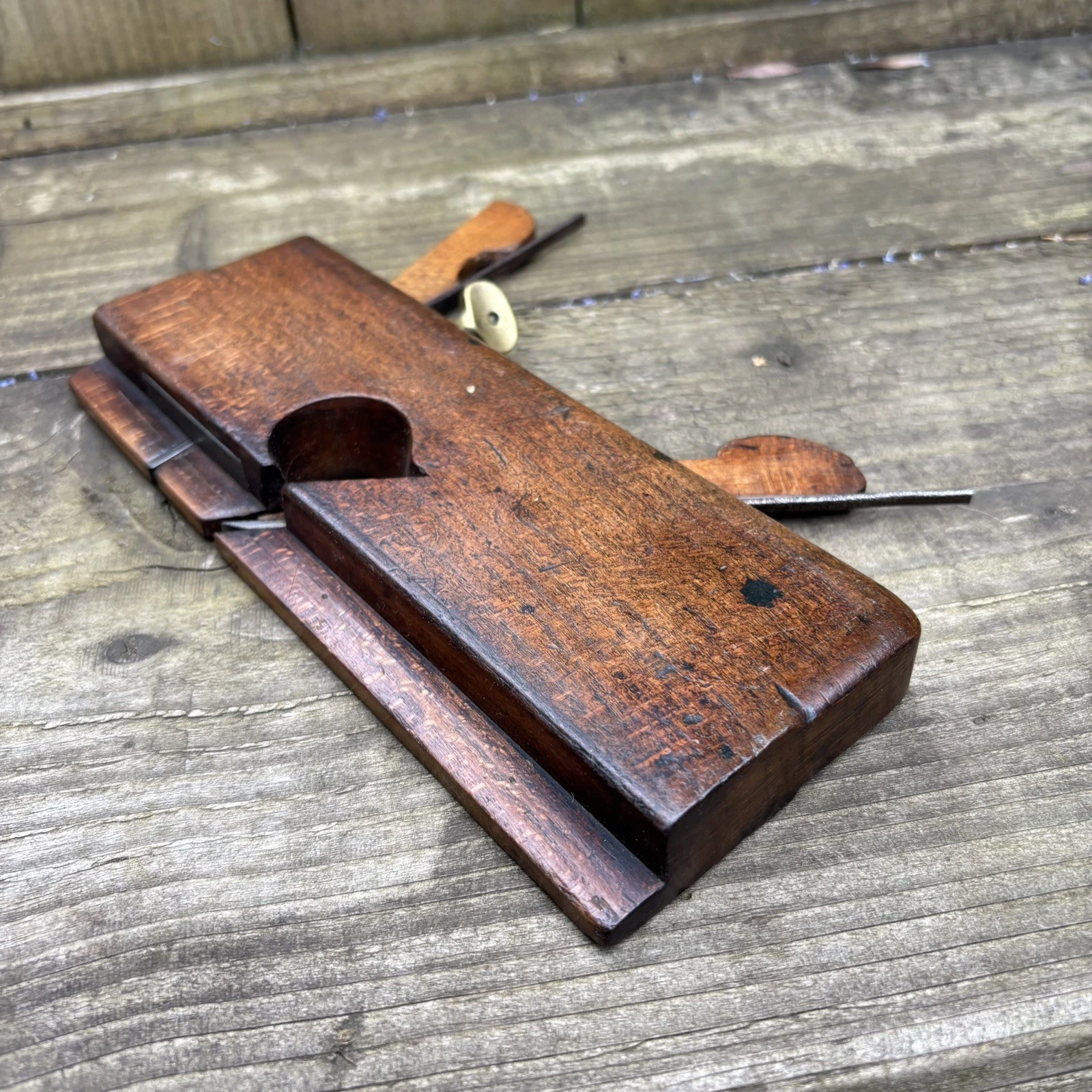 Antique 19th Century Dado, Grooving or Trenching Plane with Depth Stop