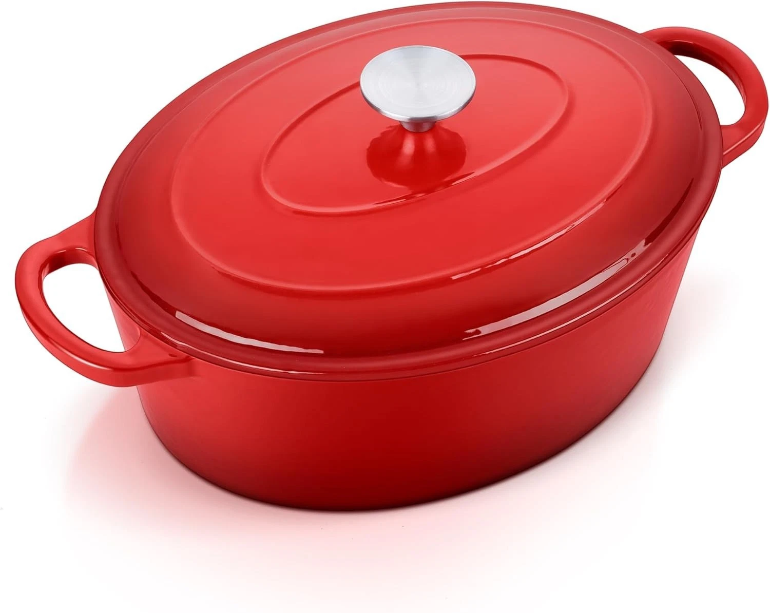 E-far 7QT Oval Dutch Oven Pot with Lid, Enameled Cast Iron Dutch Oven with Dual
Opens in a new windo