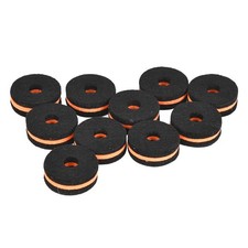 10 Pcs Cymbal Stand Felt 35mm Black Orange Cymbal Protection Sleeve Replacement