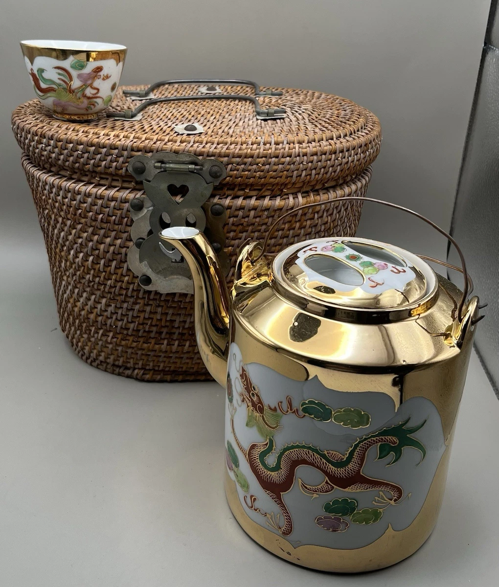 金色中国风茶壶| eBay