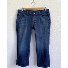 Citizens of Humanity Kelly 063 Low Waist Cropped Jeans Medium Wash Denim 31