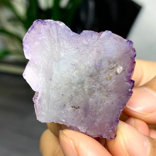 25G Rare transparent purple green cubic fluorite mineral crystal sample/China - Picture 14 of 15