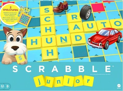 MATTEL GAMES Games Scrabble Junior Kinderspiel NEU