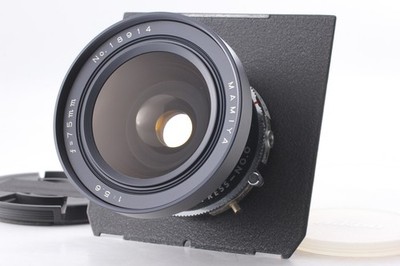 [Exc+5] Mamiya 75mm f/5.6 Large Format Lens Copal Press No.0 From JAPAN
