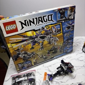 LEGO NINJAGO Lot Of 2 Nindroid Mechdragon 70725 & Titan Mech (Incomplete Sets)