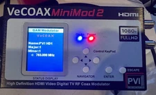 PVI VeCOAX MINIMOD-2 HDMI Over Coax Pro Video Instruments modulator