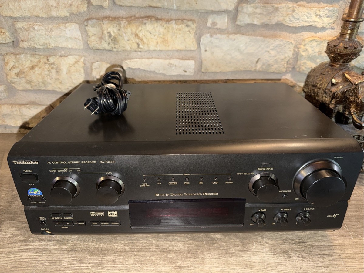Technics SA DX930 5.1 Channel 500 Watt Receiver for sale online | eBay