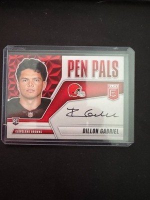 DILLON GABRIEL 2025 Donruss Elite PP-DGA Pen Pals Auto Rc Cleveland Browns NFL