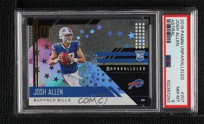 2018 Panini Unparalleled Rookie Astral 18/200 Josh Allen #207 PSA 8 0v5r