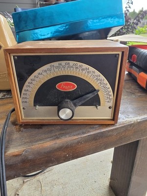 Franz Electric Metronome LM-5 Vintage Solid Walnut Wood MCM Made in USA Brown