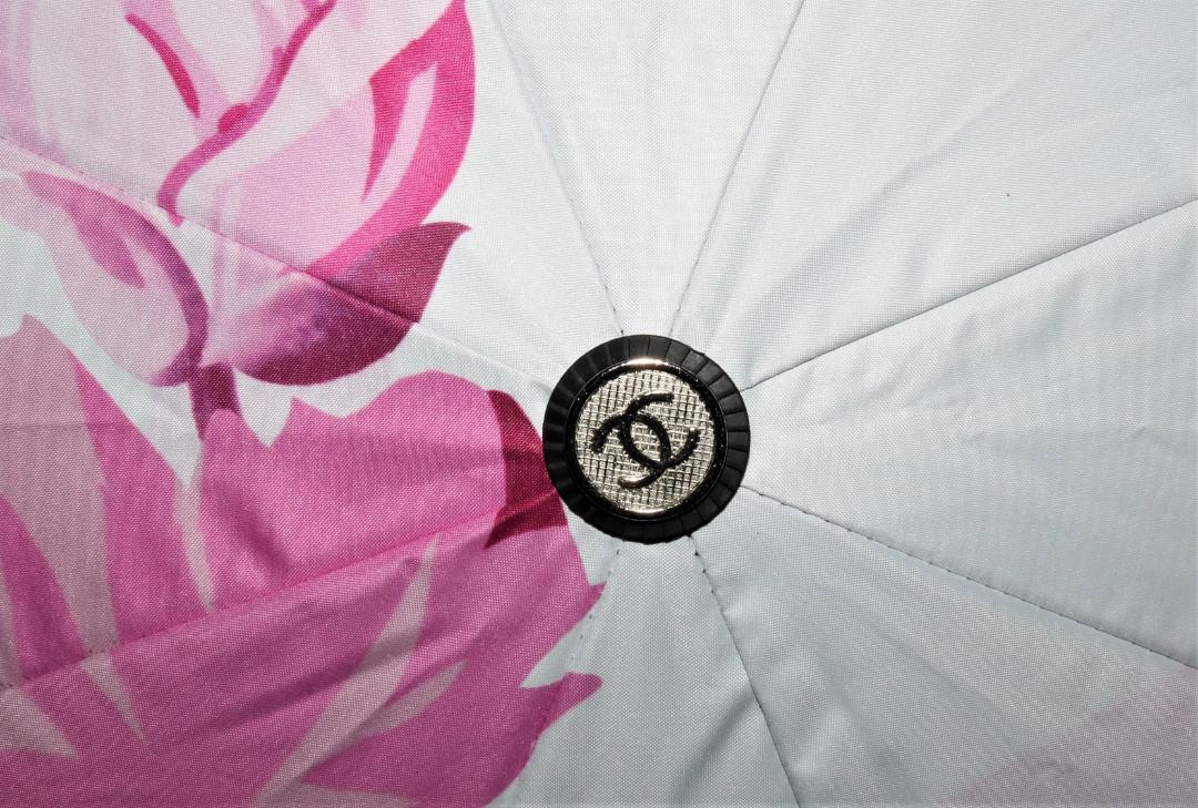 CHANEL Folding Umbrella for Sunny and Rainy Days UV