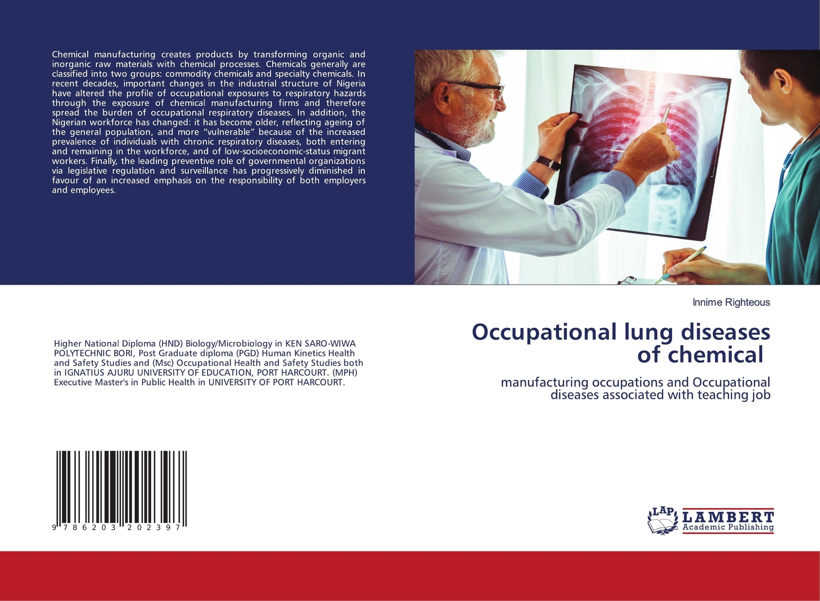 Thumbnail - Occupational Lung Diseases Of Chemical Innime Righteous Taschenbuch