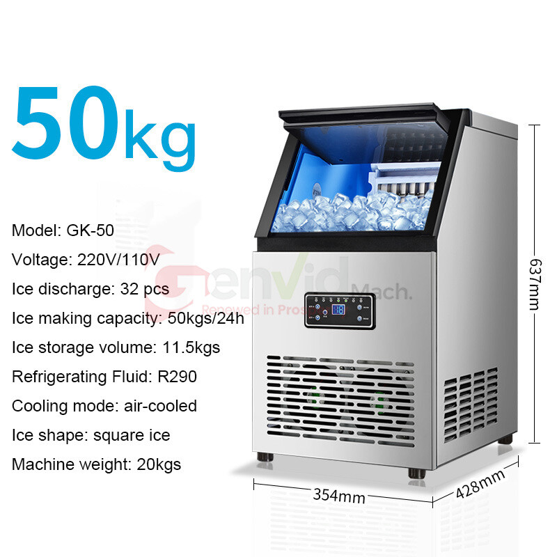 110V/220V Commercial Ice Cube Making Machine Automatic Block