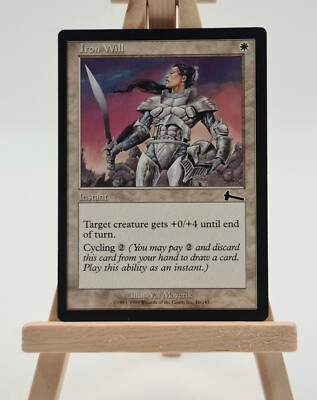 Iron Will Urza´s Legacy Magic Karte MTG englisch (Eiserner Wille) 10/143