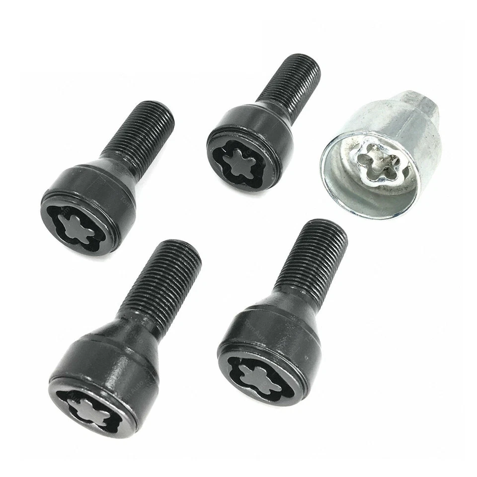 36136792851 Tornillo de bloqueo de pernos de rueda de aluminio M14 x 1,25 para BMW X3 4 X5 X6 3 5 7' Foto 2 de 4